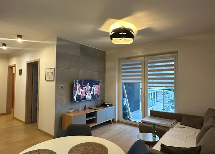 Lägenhet Przytulny Apartament Z Duzym Balkonem